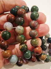 Load image into Gallery viewer, Indian agate 10mm 7in wrist
